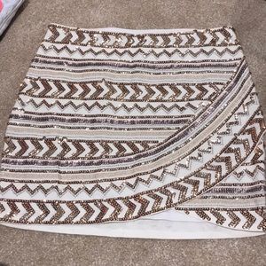 Sequin express skirt